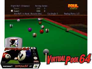 Game Thumbnail - Virtual Pool 64 (Europe)